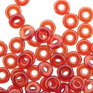 088017 O Beads 4x1mm Red 10gms
