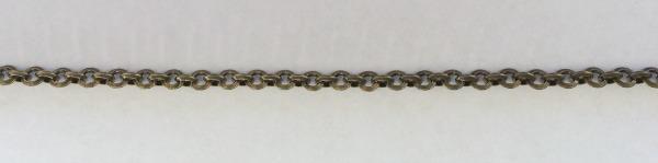 500513 Brass 4mm Diamond Cut Rollo Chain