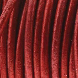 530402 Indian Leather 1.5Mm Moroccan Red/Yd