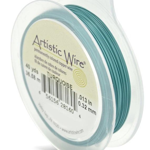 65615622160 Artistic Wire 22g 15yd Turquoise