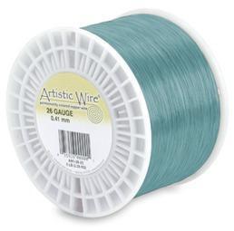 65615624160 Artistic Wire 24g 20yd Turquoise