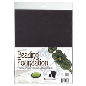 910034 Beading Foundation 8.5X11" Black